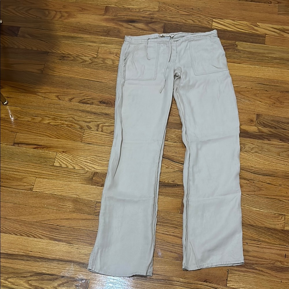 100% LINEN LONDONJEAN Women's Linen Pants